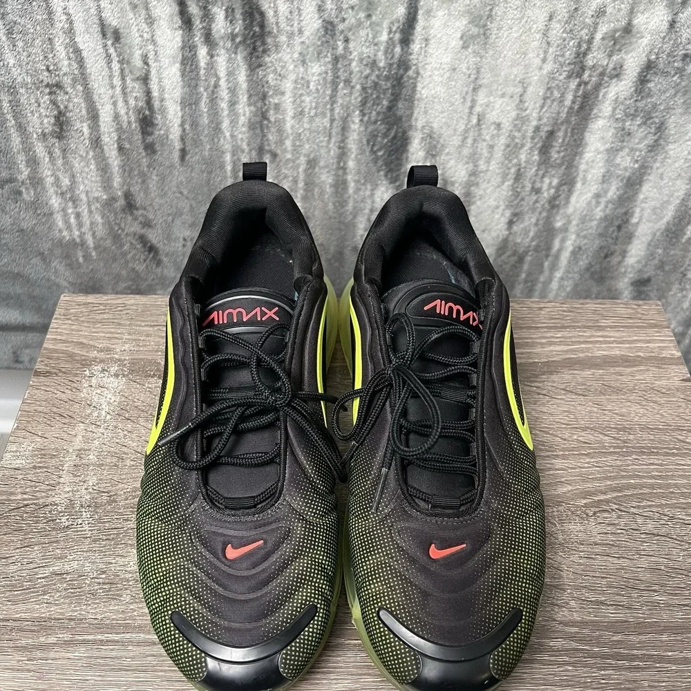 Nike Air Max 720 Neon Collection Volt Green Black Men's Size‎ 11.5 A02924-008